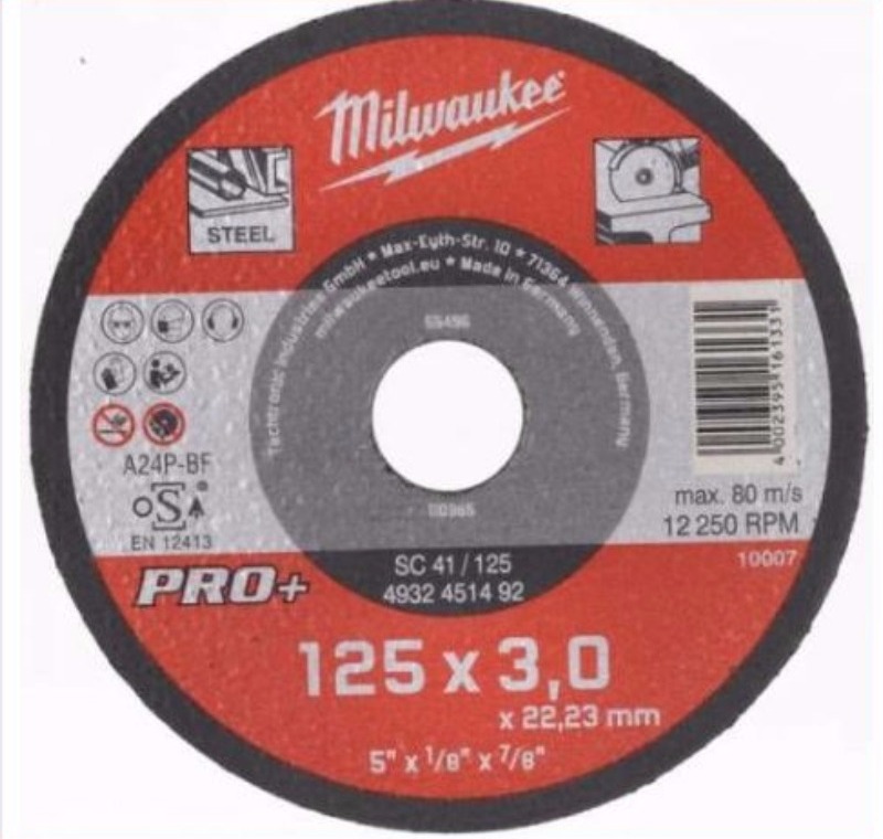 EL ALETLERİ - KESME TAŞLARI / DİSKLERİ - Milwaukee PRO+ Beton Kesme Diski CC 42 / 115mm -BUM - MPBCC42